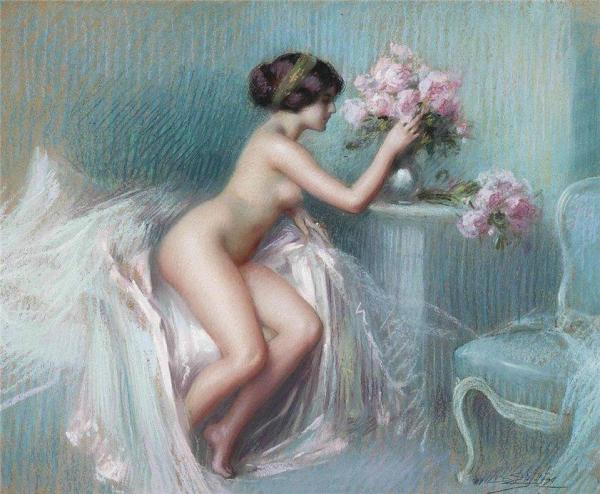 Arranging Summer Blooms by Delphin Enjolras
