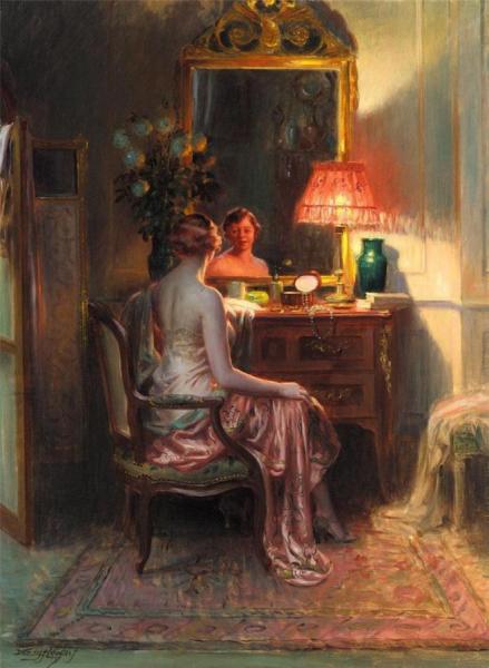 In The Boudoir by Delphin Enjolras