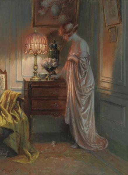 In The Boudoir by Delphin Enjolras
