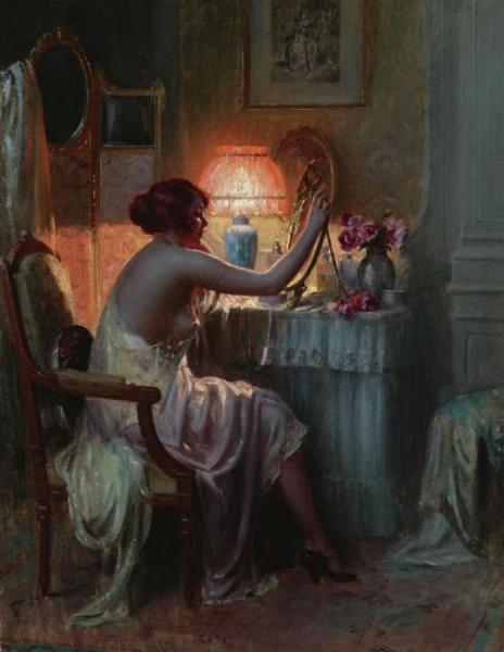In The Boudoir by Delphin Enjolras
