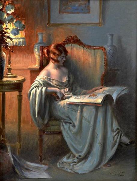 La Lecture by Delphin Enjolras