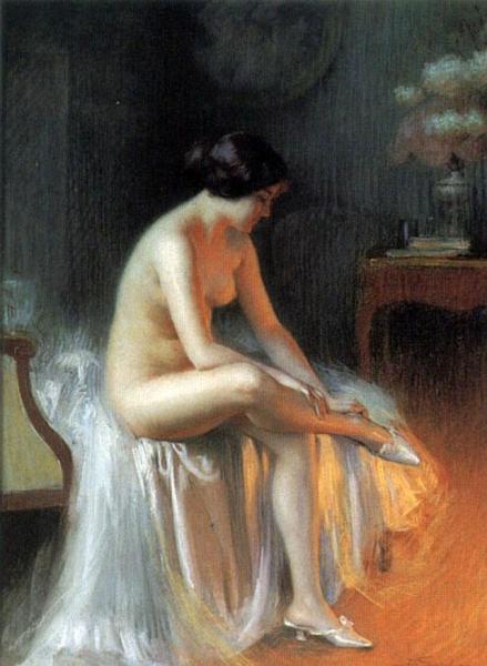 Nude By Firelight by Delphin Enjolras