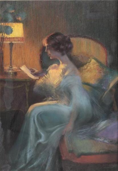 Reading A Letter by Delphin Enjolras