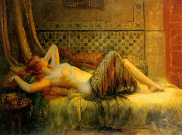 Reclining Nude by Delphin Enjolras