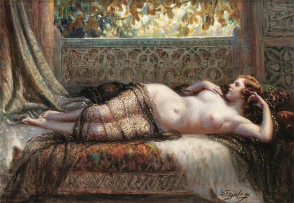 Delphin Enjolras Reclining Nude