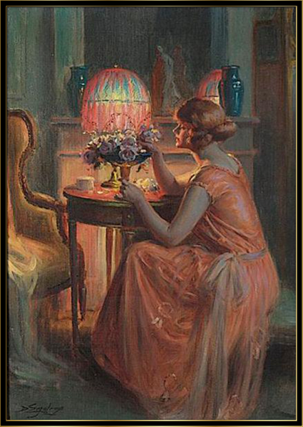 Roses By Candlelight by Delphin Enjolras