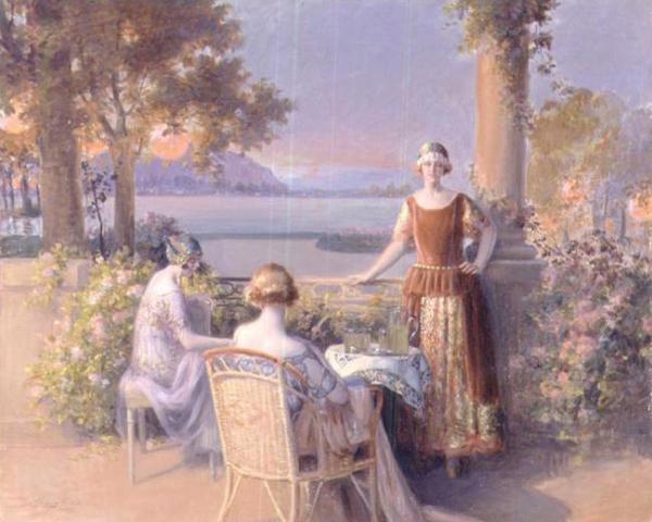 Sipping Lemonade By The Lake by Delphin Enjolras