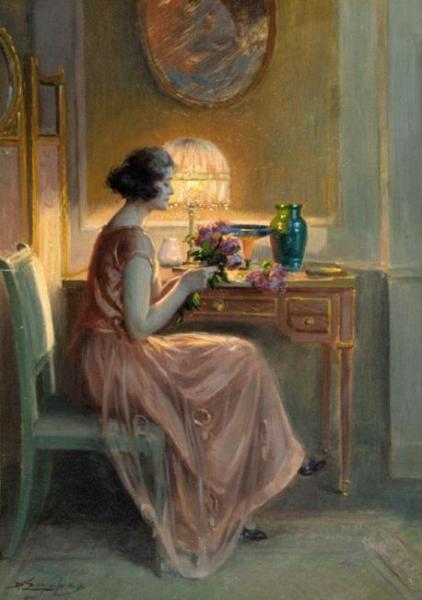 The Flower Bouquet by Delphin Enjolras