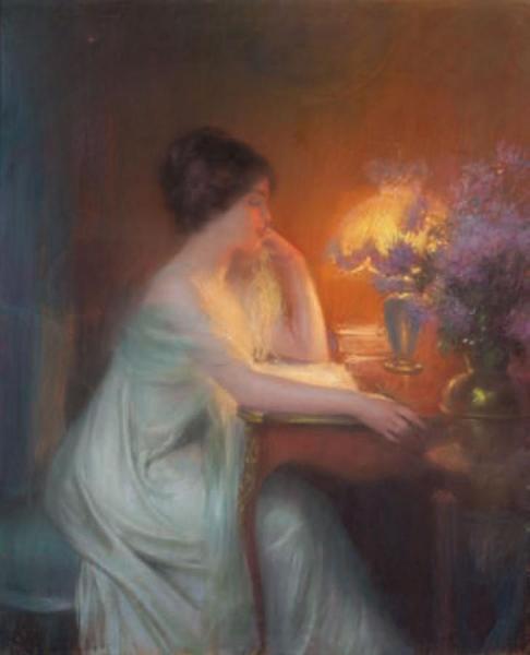 Woman Reading by Delphin Enjolras