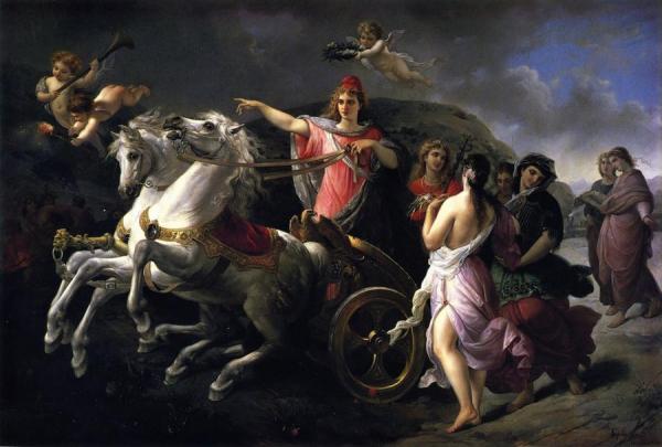 The Progress Of America by Demenico Tojetti