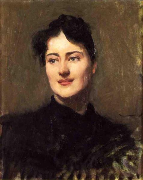 Portrait Of A Woman by Dennis Miller Bunker