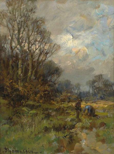 Autumn Landscape by Desire Thomassin-renardt Oil Painting Reproductions