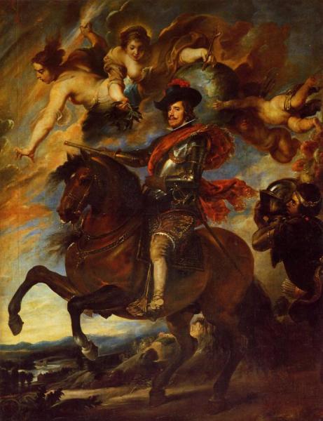Allegorical Portrait Of Philip Iv by Diego Velazquez