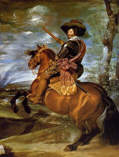 Count-duke Of Olivares On Horseback by Diego Velazquez