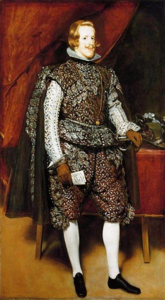 Philip Iv In Brown And Silver by Diego Velazquez Oil Painting Reproductions