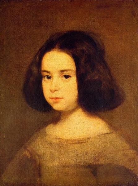 Diego Velazquez Portrait Of A Little Girl