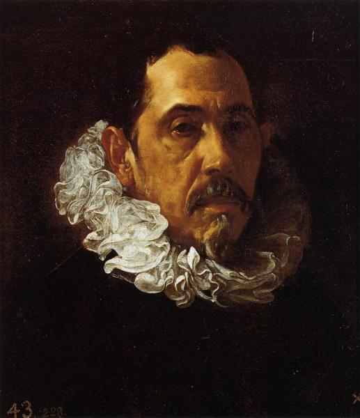 Portrait Of A Man With A Goatee by Diego Velazquez