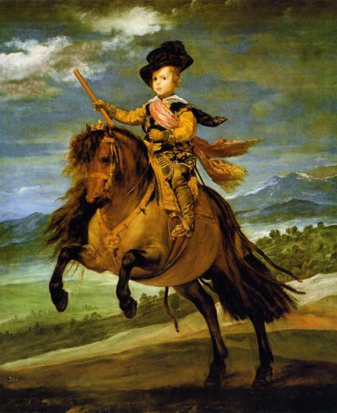 Prince Baltasar Carlos On Horseback by Diego Velazquez