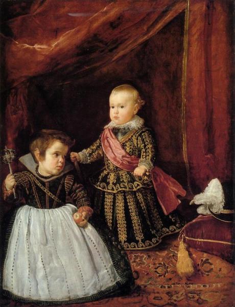 Prince Baltasar Carlow With A Dwarf by Diego Velazquez
