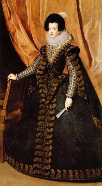 Queen Isabel, Standing by Diego Velazquez