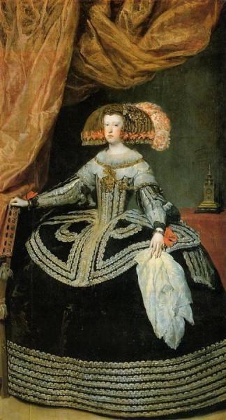 Queen Mariana by Diego Velazquez Oil Painting Reproductions