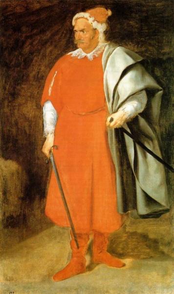 The Buffoon Don Cristobal De Castaneda Y Pernia by Diego Velazquez