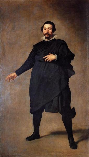 The Buffoon Pablo De Valladolid by Diego Velazquez