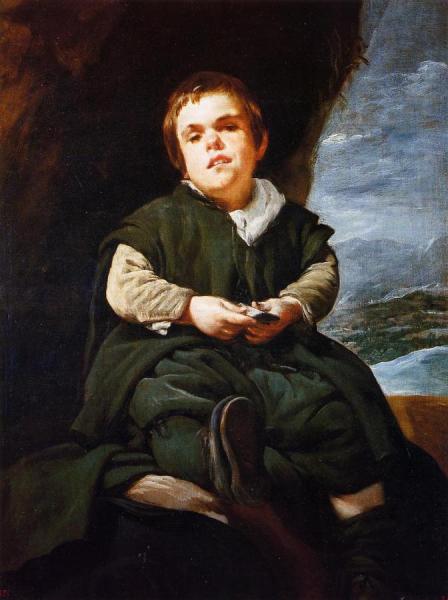 The Dwarf Francisco Lezcano by Diego Velazquez