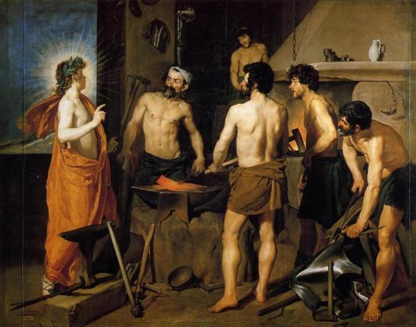 The Forge Of Vulcan by Diego Velazquez Oil Painting Reproductions