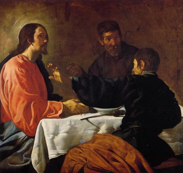 The Supper At Emmaus by Diego Velazquez