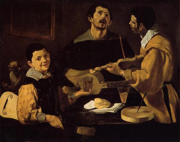 Three Musicians by Diego Velazquez