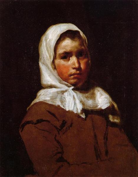 Young Peasant Girl by Diego Velazquez