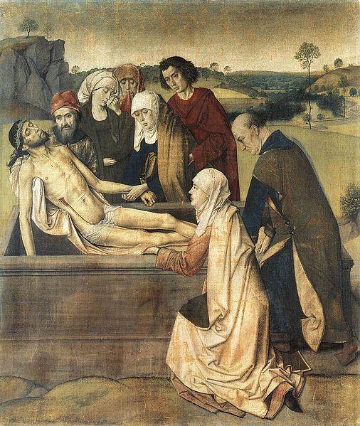 The Entombment by Dierec Bouts