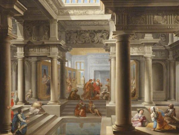 Pool Of Bethesda by Dirck Van Delen Oil Painting Reproductions