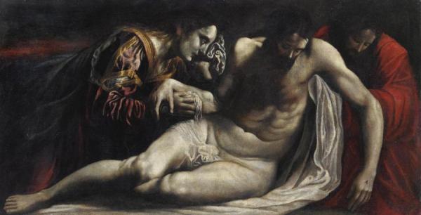 Compianto Sul Corpo Di Cristo by Domenico Fetti
