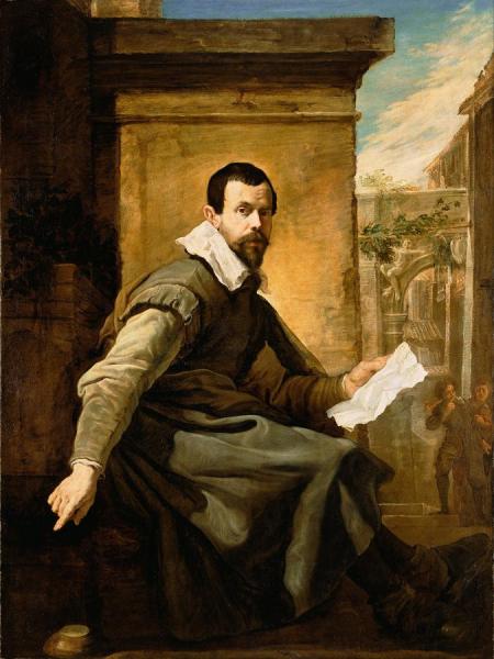 Portrait Of A Man With A Sheet Of Music, 1620 by Domenico Fetti Oil Painting Reproductions