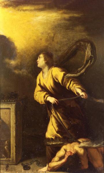 Saint Margaret With The Vanquished Devil by Domenico Fetti Oil Painting Reproductions