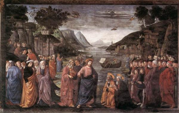 Calling Of The First Apostles by Domenico Ghirlandaio