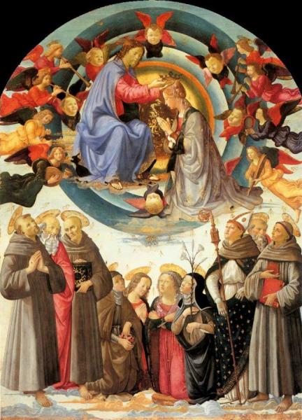 Coronation Of The Virgin by Domenico Ghirlandaio Oil Painting Reproductions