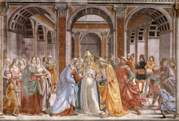 Domenico Ghirlandaio Marriage Of Mary
