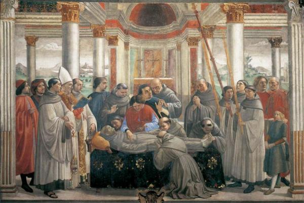 Obsequies Of St Francis by Domenico Ghirlandaio