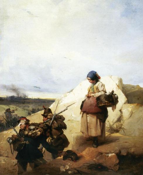 La Vivandiera by Domenico Induno