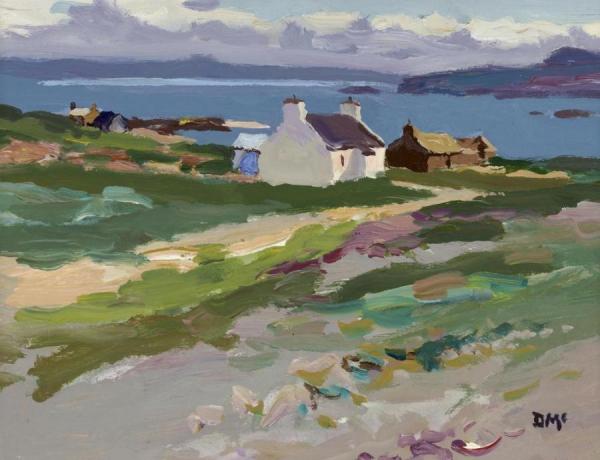 Iona Cottage by Donald Mcintyre Oil Painting Reproductions