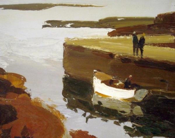 Lobster Boat, Dolan by Donald Mcintyre Oil Painting Reproductions