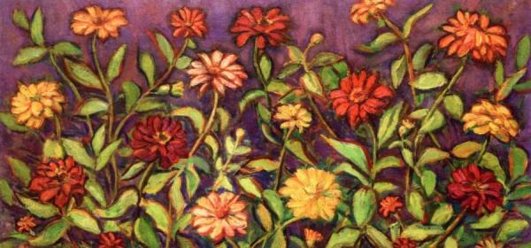 Flowers by Donna Schuster Oil Painting Reproductions