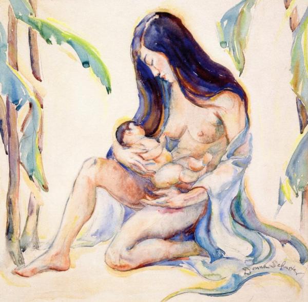 Donna Schuster Mother And Child