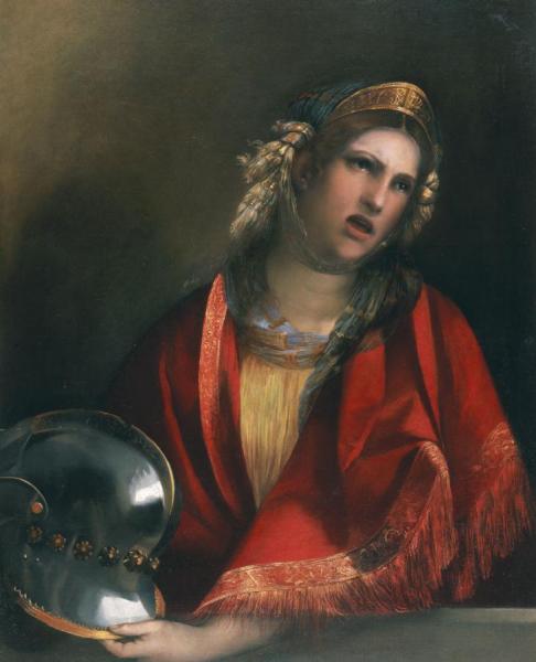 Dido Crying Over Aeneas by Dosso Dossi