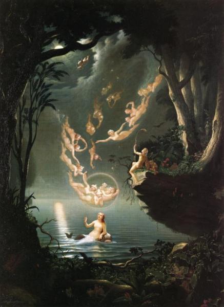 Oberon And The Mermaid by Douglas Harvey