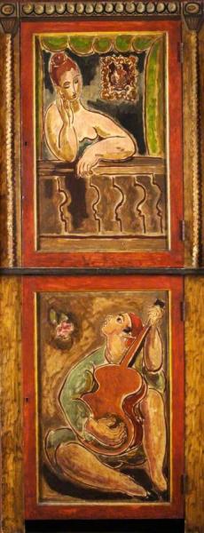 Commedia Dell'arte Scene by Duncan Grant