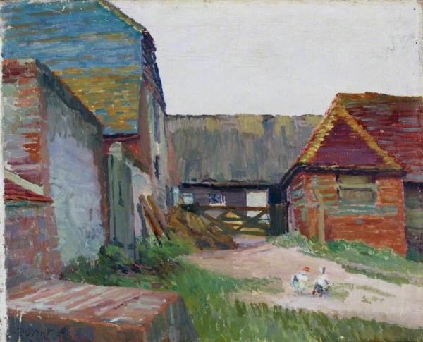 Cow Stalls by Duncan Grant